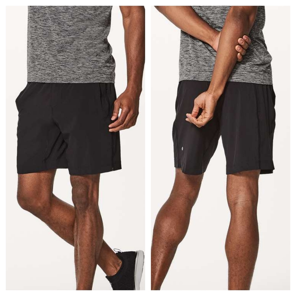 Lululemon Pace Breaker Short Lined Black 9" Inseam Medium